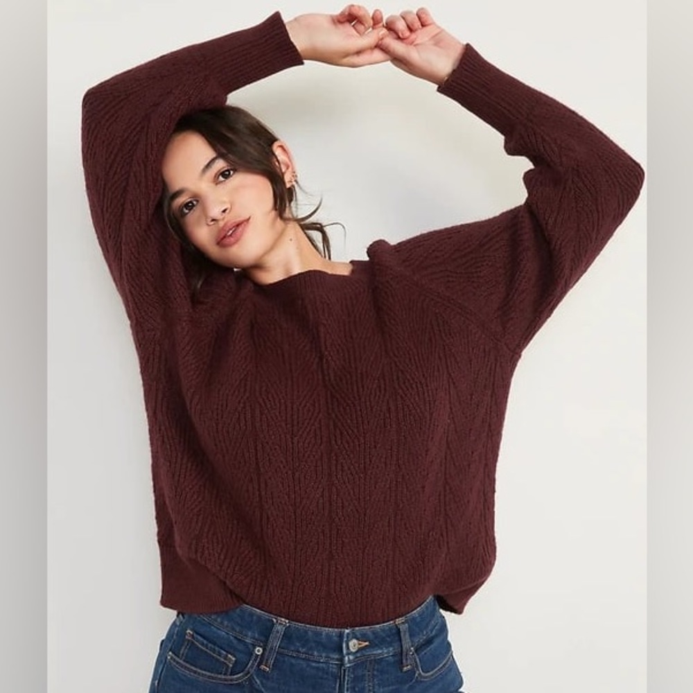 Old Navy Lightweight Cable-Knit Sweater
